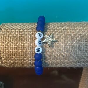 Erimish “pow” 4th of July Bracelet